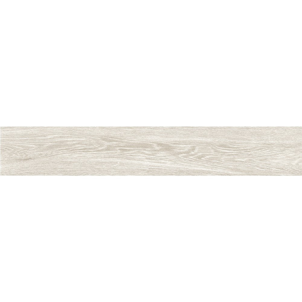 Pinewood White Smooth Grip 1200x200mm Porcelain Tile | Bright, Wood-Look Flooring for Modern Interiors