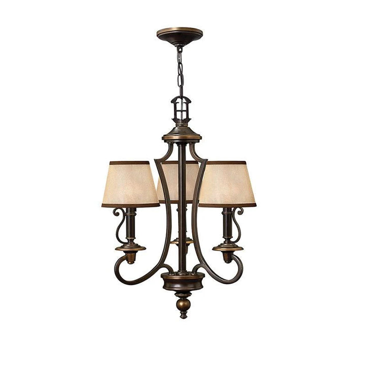 Plymouth 3Lt/6Lt/9Lt/15Lt Chandelier E14 in Old Bronze Elstead Lighting - ELS.HK-PLYMOUTH