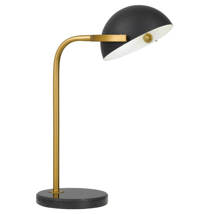 Pollard Table Lamp in Black/Antique Gold