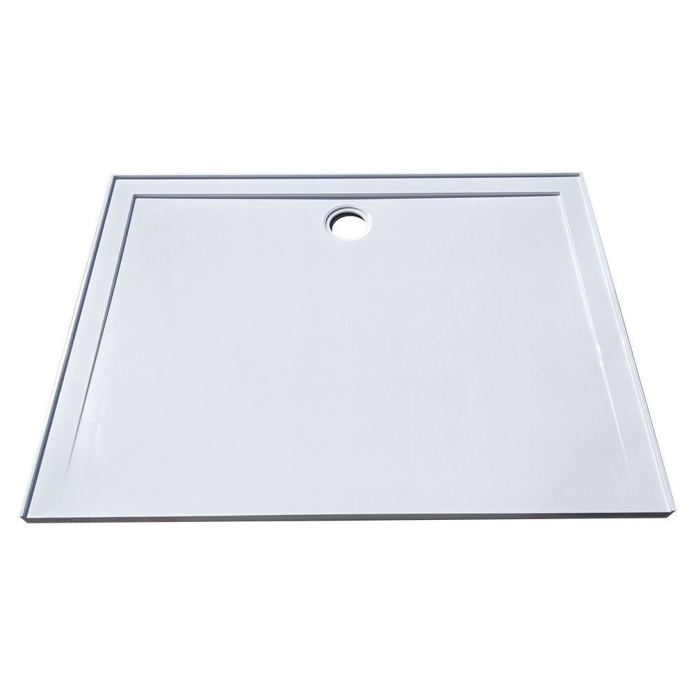 SMC Shower Base 120x90cm Rear Outlet