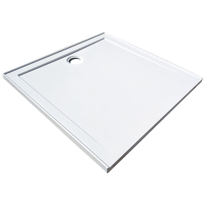 SMC Shower Base 90x90cm Rear Outlet