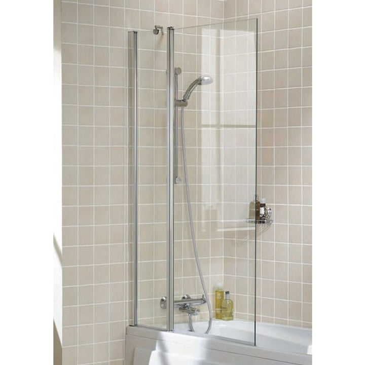 Square Double Panel Bath Screen