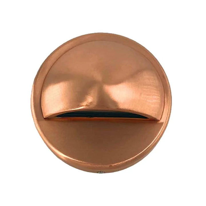 STE Exterior LED Eyelid Step Light Large 3w 3000k in SS 316/Copper CLA Lighting - PL-STE13, PL-STE14