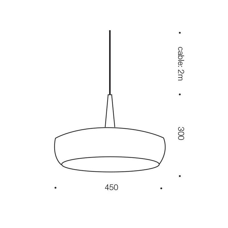 Sabra Pendant Light Available in Different Colours