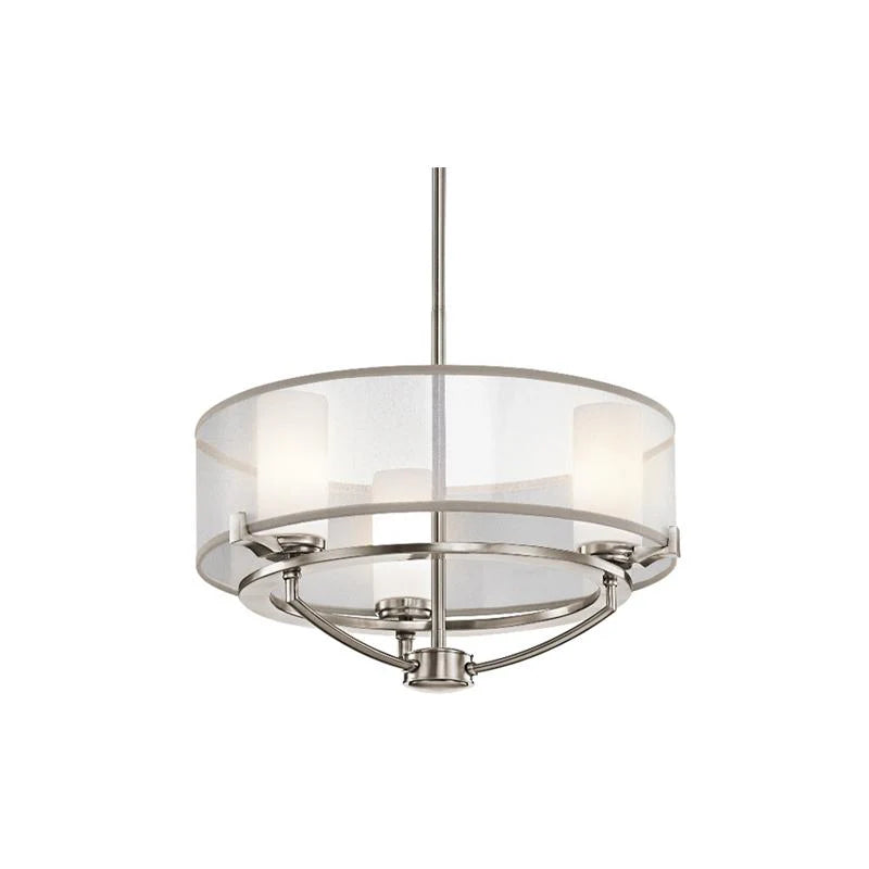 Saldana Chandelier 3Lt/5Lt/8Lt G9 in Classic Pewter Elstead Lighting - ELS.KL-SALDANA