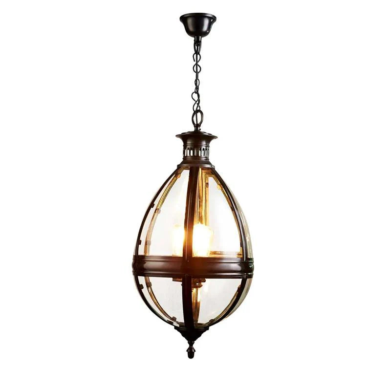 Saville Chandelier 3x60w E27 in Nickel or Bronze