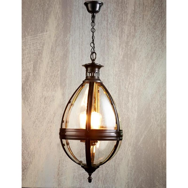 Saville Chandelier 3x60w E27 in Nickel or Bronze