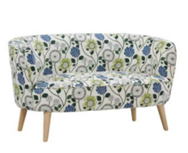 Stamford 2 Seater upholstered in Scandi Digital Print  Fabric