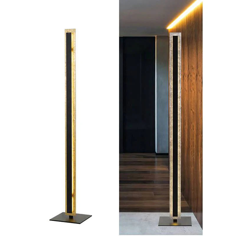 Serano LED Floor Lamp Dimmable 30w 3000k in Gold or Silver