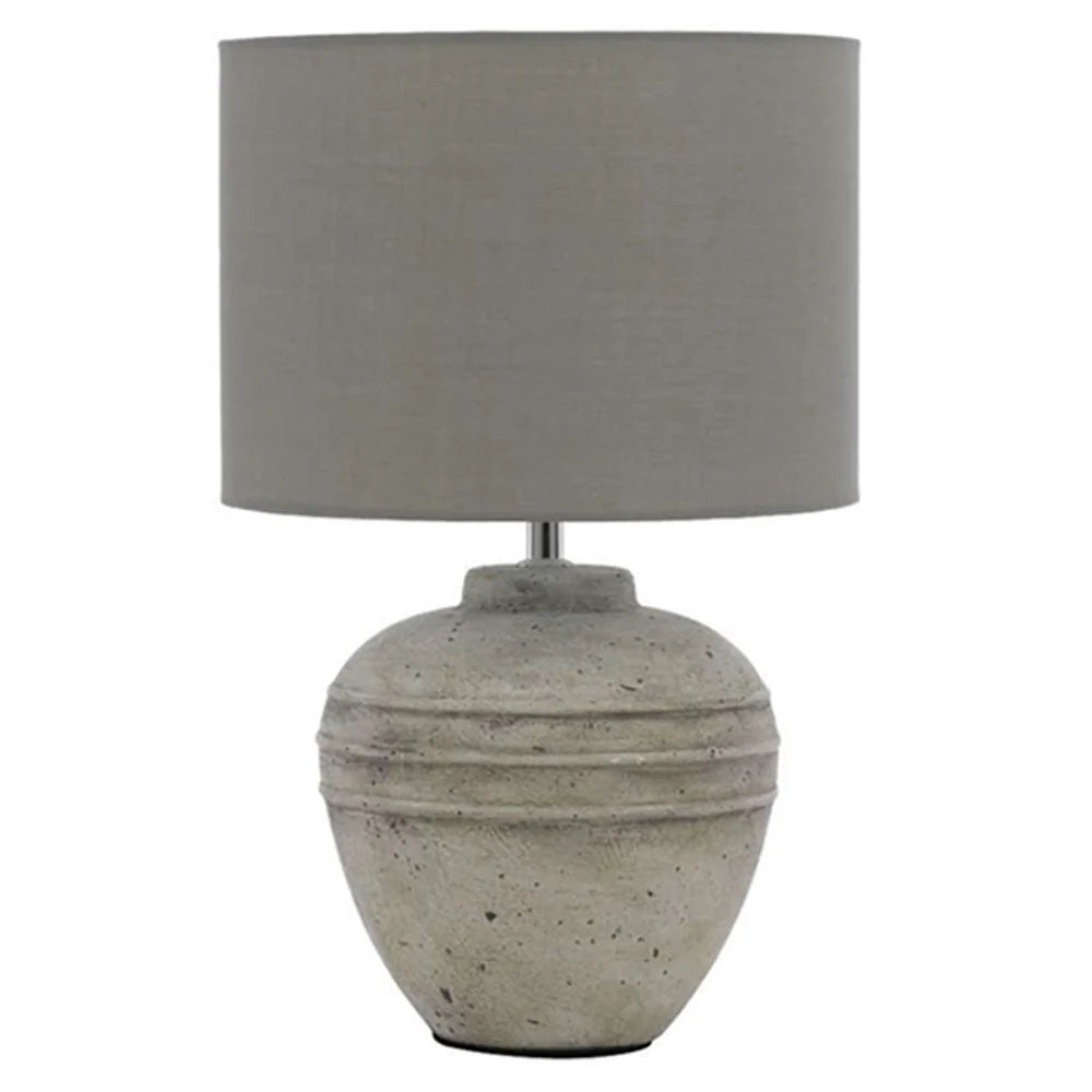 Sierra Ceramic Table Lamp Grey, Sand SIERRA TL Telbix Lighting