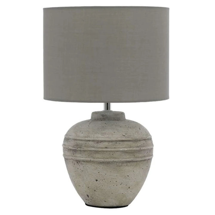 Sierra Ceramic Table Lamp Grey, Sand SIERRA TL Telbix Lighting