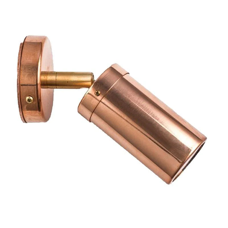 Single Adjustable Outdoor Wall Light 1x35w GU10 IP65 in Solid Copper CLA Lighting - PG1ACEC