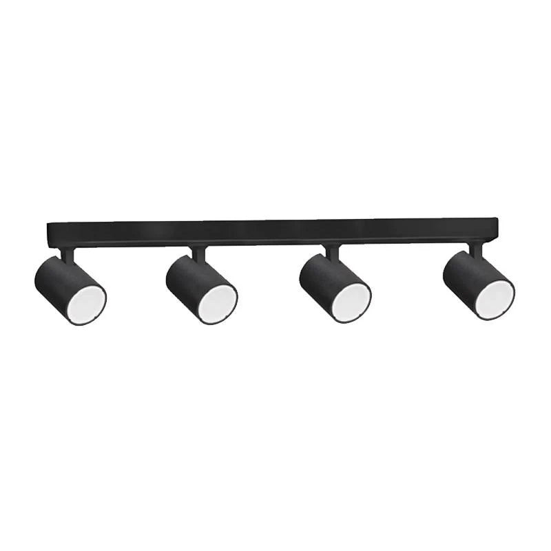 Spot indoor Surface Mounted Bar LED Spot Light 4xGU10 w/ Adjustable Heads in Matte Black or Matte White