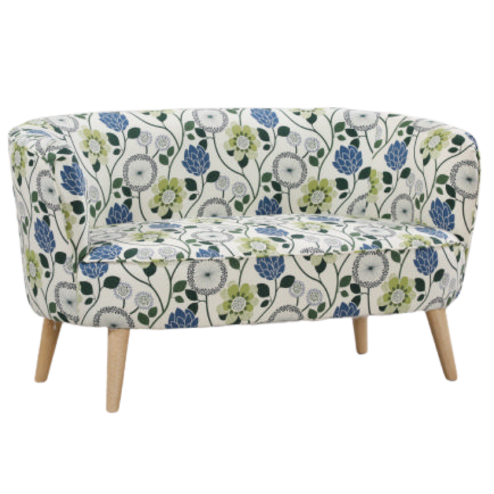 Stamford 2 Seater upholstered in Scandi Digital Print  Fabric