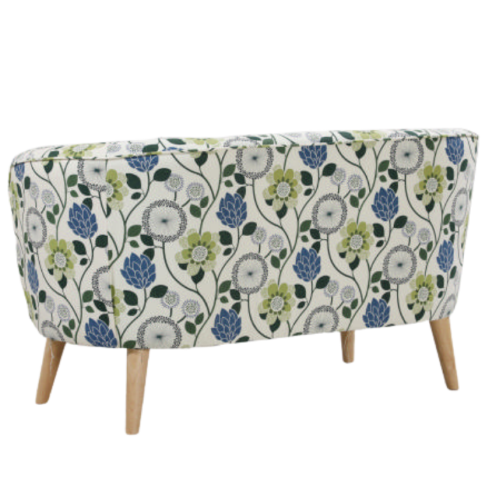 Stamford 2 Seater upholstered in Scandi Digital Print  Fabric