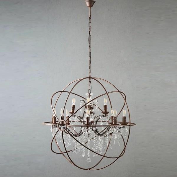 Sundance Chandelier Large in Rust