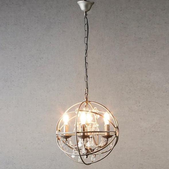 Sundance Chandelier Small 4Lt in Grey or Rust