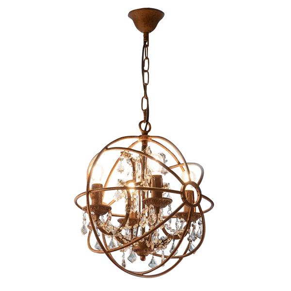 Sundance Chandelier Small 4Lt in Grey or Rust