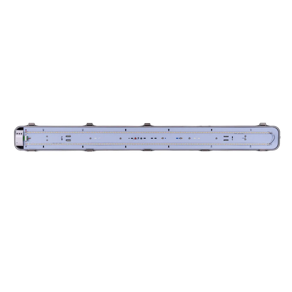 Weatherproof LED Emergency Batten Light CCT 20w/40w in White