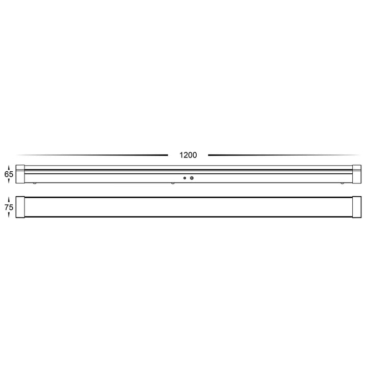 LED Emergency Batten Light CCT 20w/40w in White