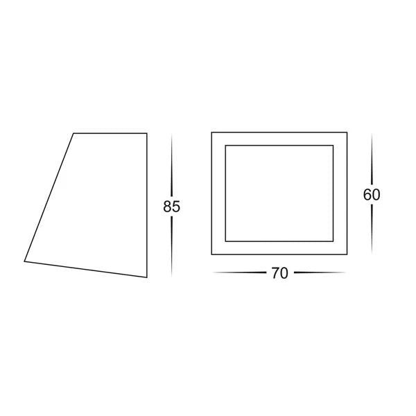 Taper Series LED Wall Light Wedge G4 in SS316/BLK/WHT/COP Havit Lighting - HV3608