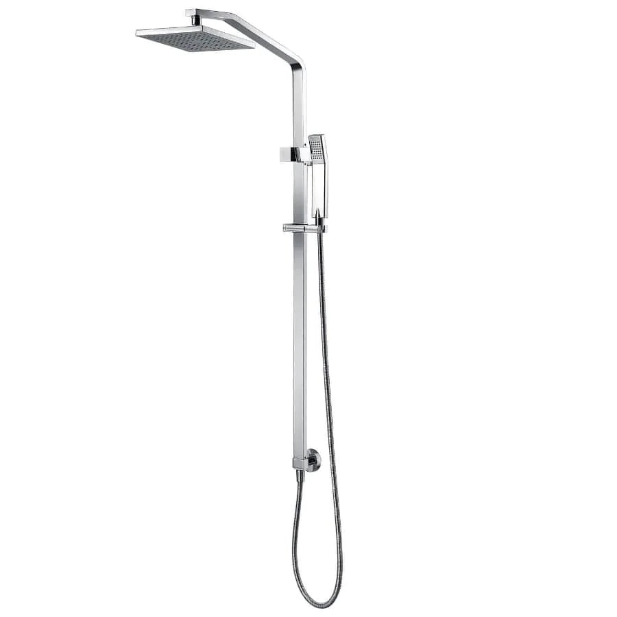 Thames 2 in 1 Shower Set with Rail – Chrome