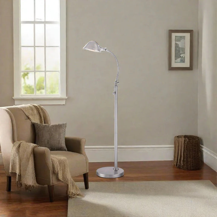 Thompson LED Floor Lamp in Brushed Nickel