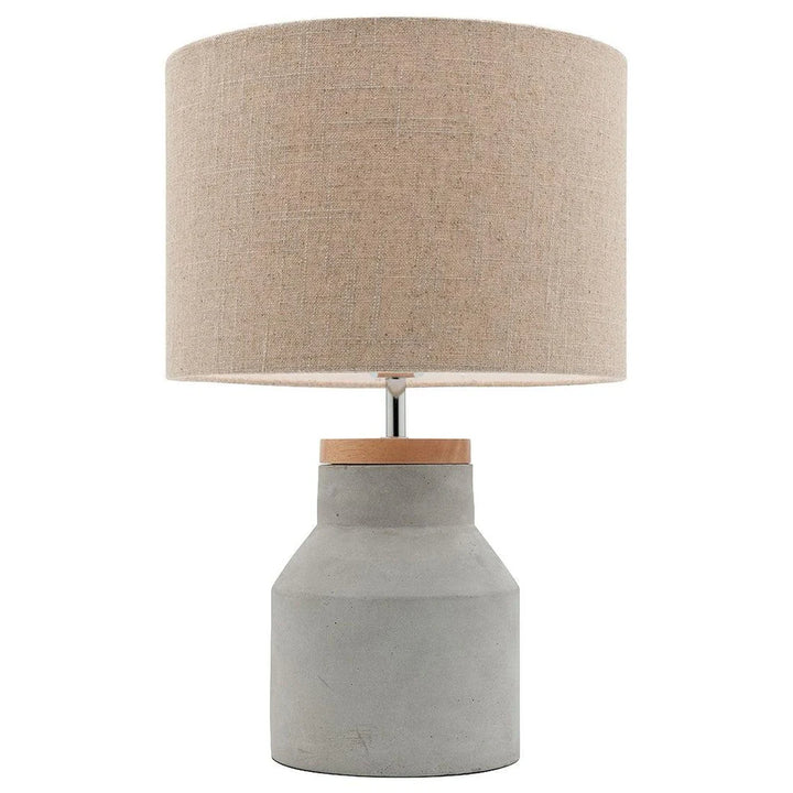 Timber & Concrete Table Lamp