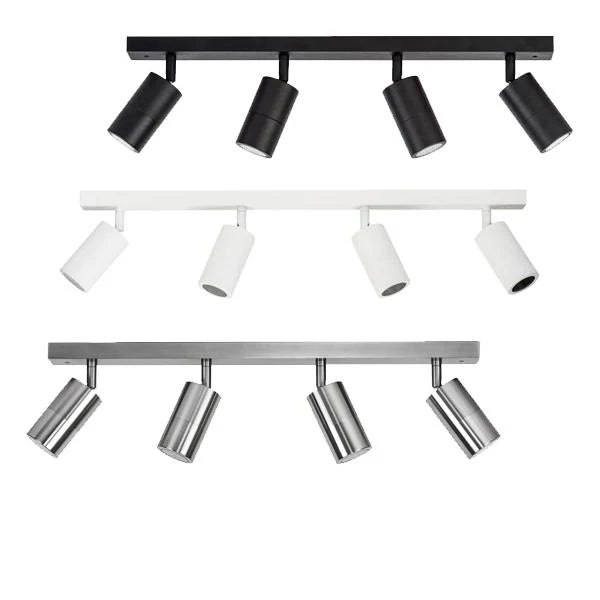 Tivah LED Ceiling Bar Light CCT 4Lt in BLK/WHT/TTM Havit Lighting - HV4001T-4