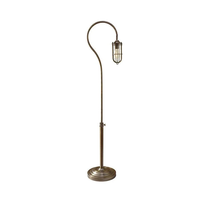 Urban Renewal Floor Lamp E27 in Dark Antique Brass Elstead Lighting - ELS.FE-URBANRWL-FL1