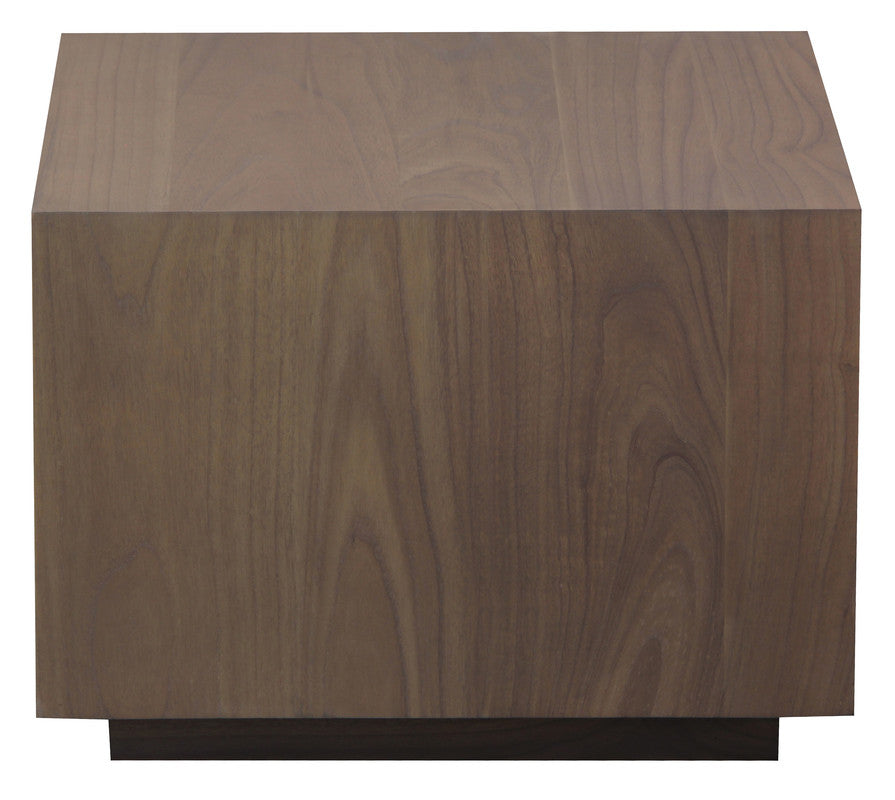 Stylish Bedside Table with Ample Storage and White Cedar Finish
