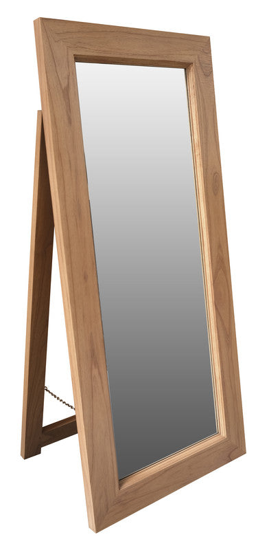 Ascot Solid Mindi Timber Standing Mirror