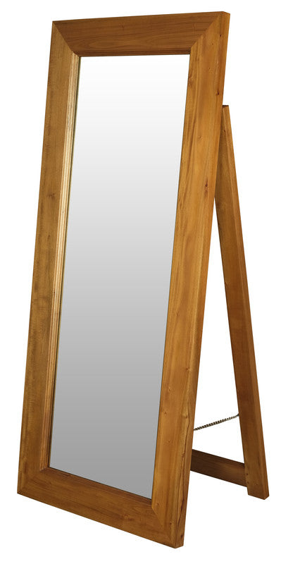 Toby Standing Mirror - Solid Mahogany Timber