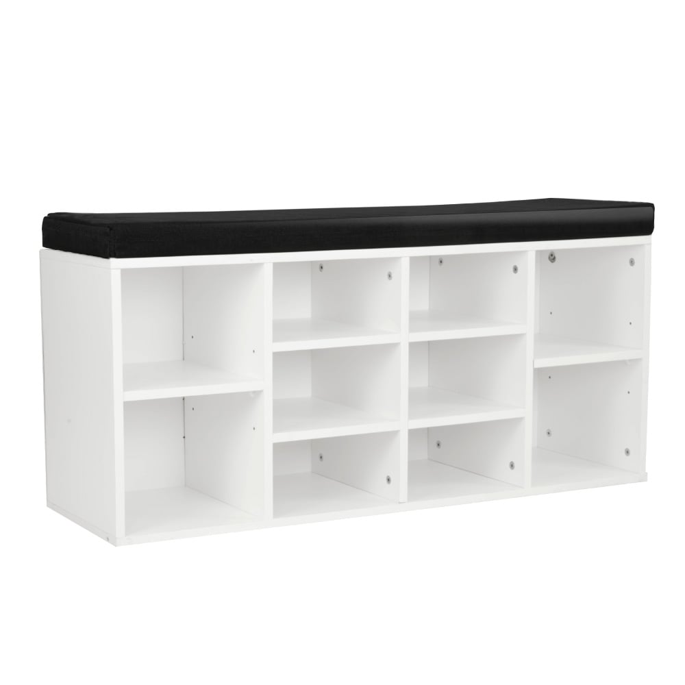 Shoe Cabinet with Padded Bench - Organize and Declutter in Style