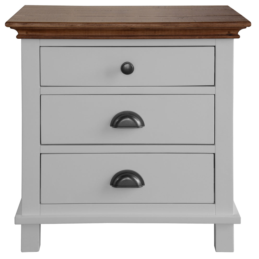 Hampton Style King Bedroom Suite with Tallboy - 6 Drawers & 2 Bedside Tables