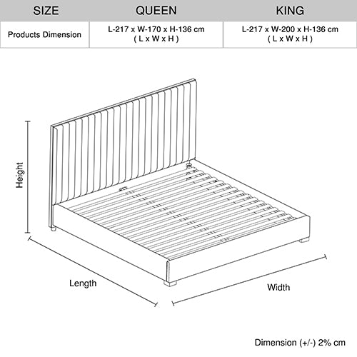 Hillsdale Upholstered King Bed