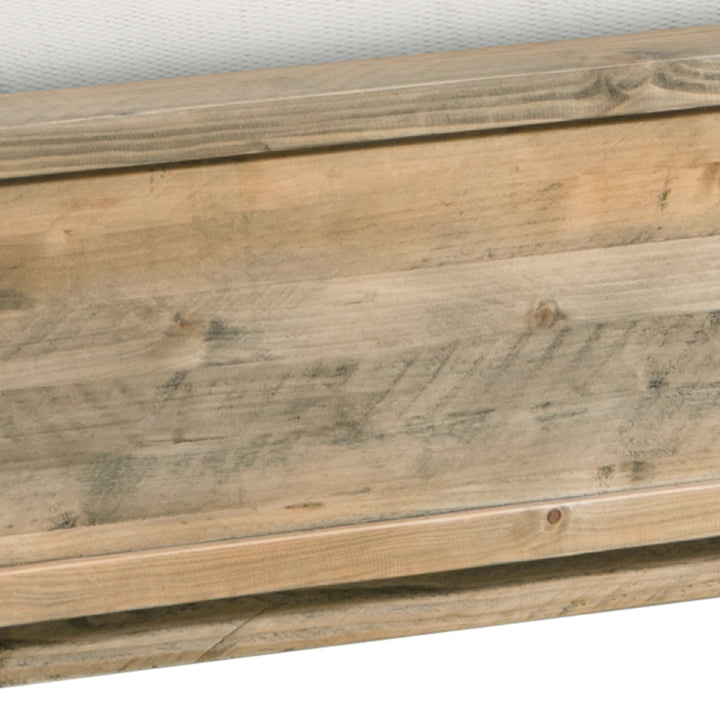 Rustic Pine Wood Woodland Bedframe - Double