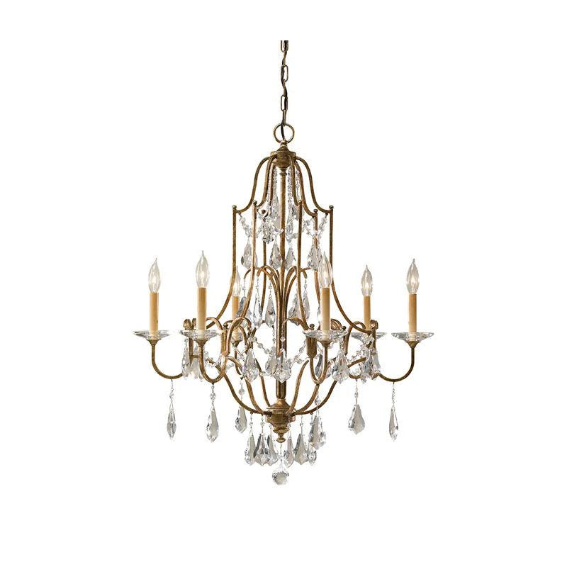 Valentina 4Lt/6Lt/12Lt Chandelier E14 in Oxidized Bronze Elstead Lighting - ELS.FE-VALENTINA4,6,12