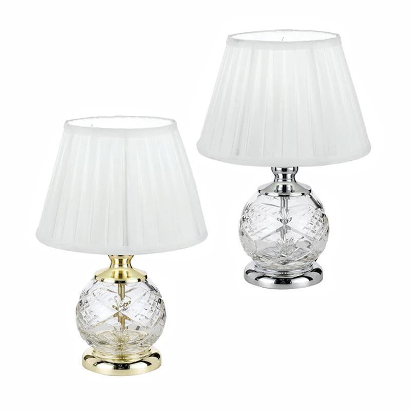 Vivian Table Lamp in Chrome or Gold