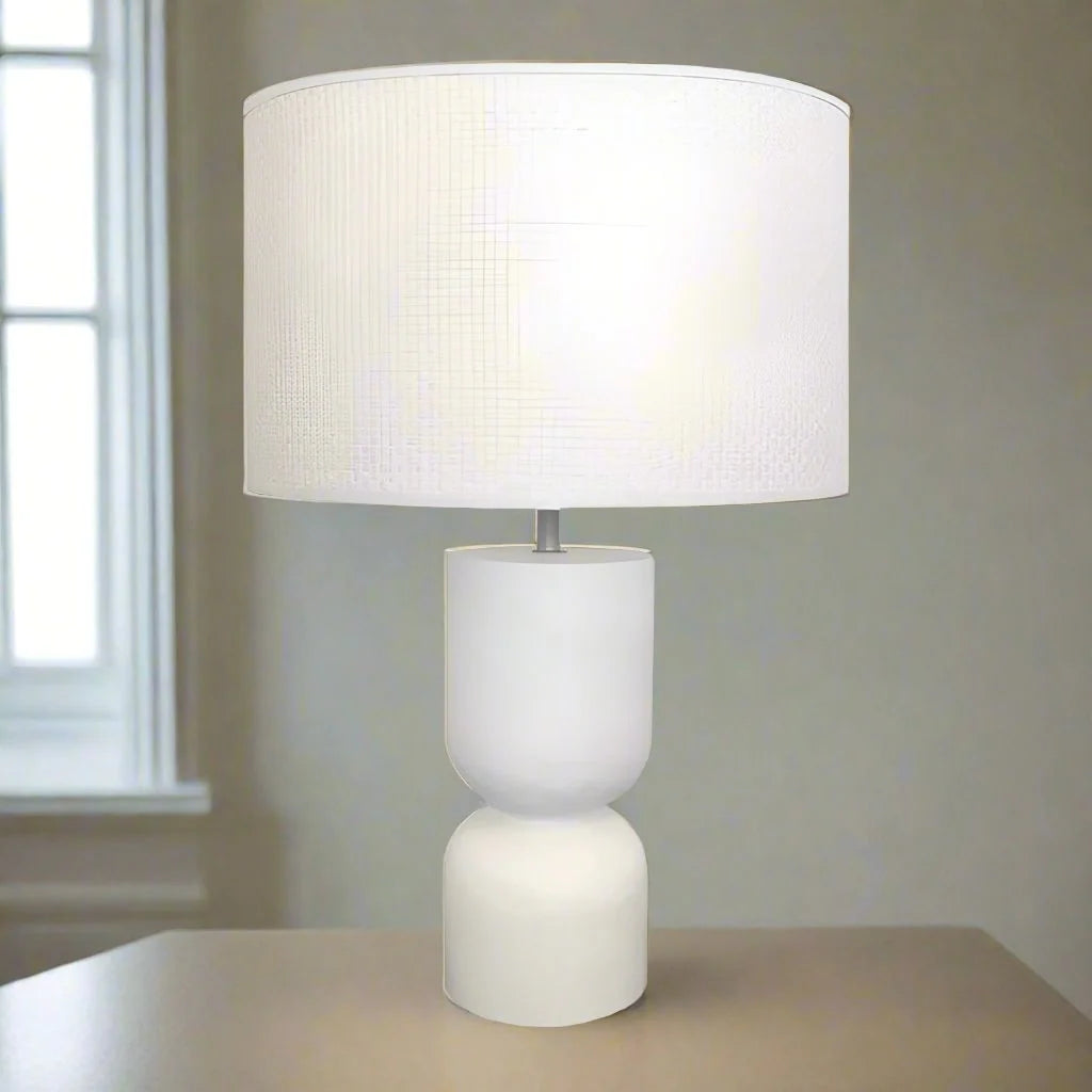 Vivica Table Lamp Black, White MRDLMP0017 MRD