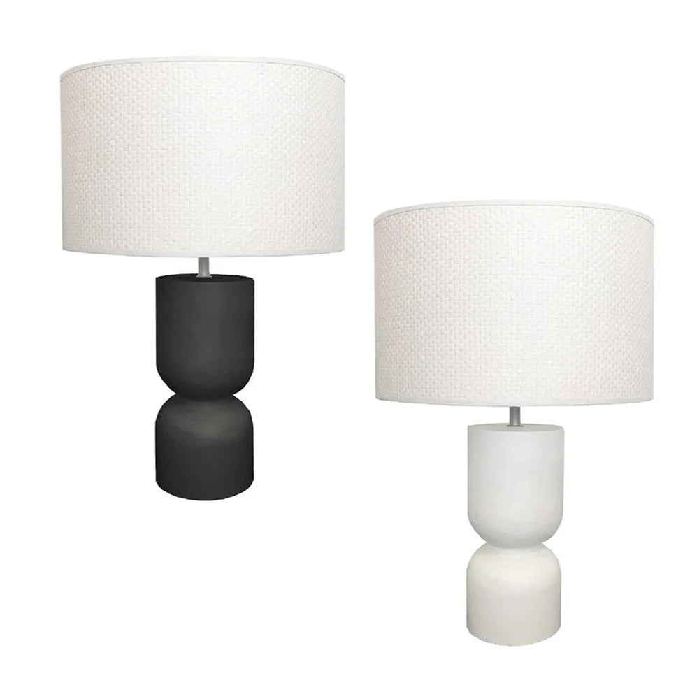 Vivica Table Lamp Black, White MRDLMP0017 MRD