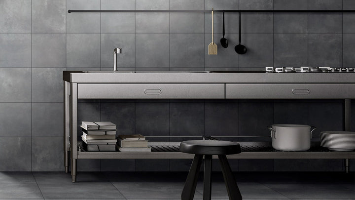 Vogue Grey Matt 300x600mm Ceramic Tile: Modern Minimalism with an Urban Edge