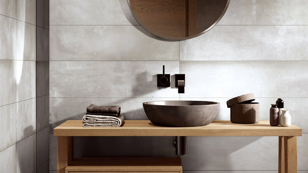 Vogue Light Grey Lappato 300x600mm Ceramic Tile: Modern Elegance with a Subtle Shine