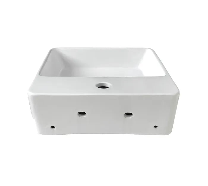 Wall Hung Square Basin 380x380x120 – Modern and Stylish