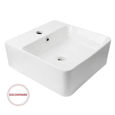 Wall Hung Square Basin 420x400x155 – Modern and Functional