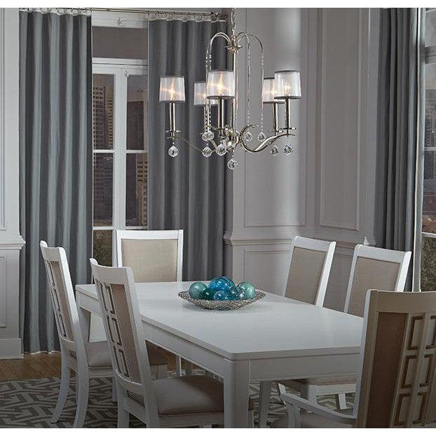 Whitney 5Lt Chandelier E14 in Imperial Silver Elstead Lighting - ELS.QZ-WHITNEY5