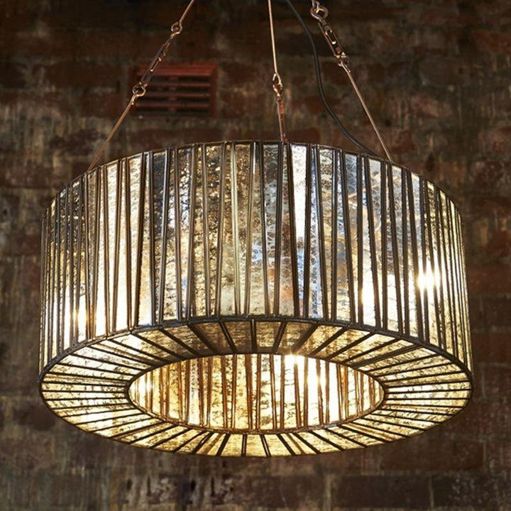 Whitney Glass Hanging Lamp Chandelier Emac & Lawton Lighting