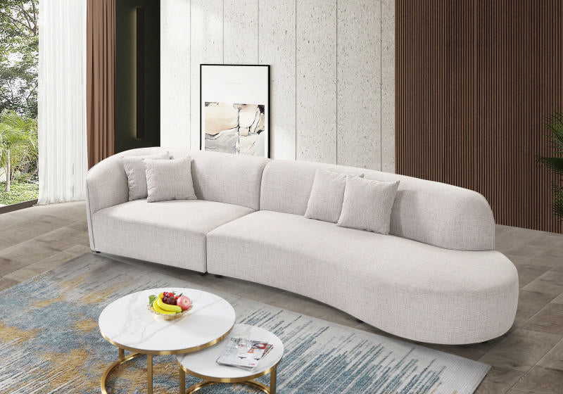 Willoughby 2 Seater Sofa upholstered in ‘Domus’ Linen Fabric