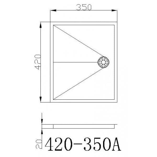 Zetra 350 Draining Tray