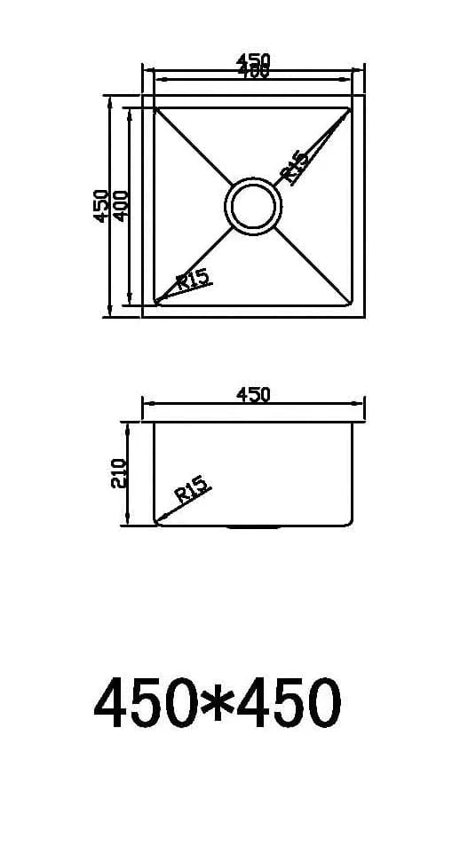 Zetra 450 Single Bowl – Kitchen Sink